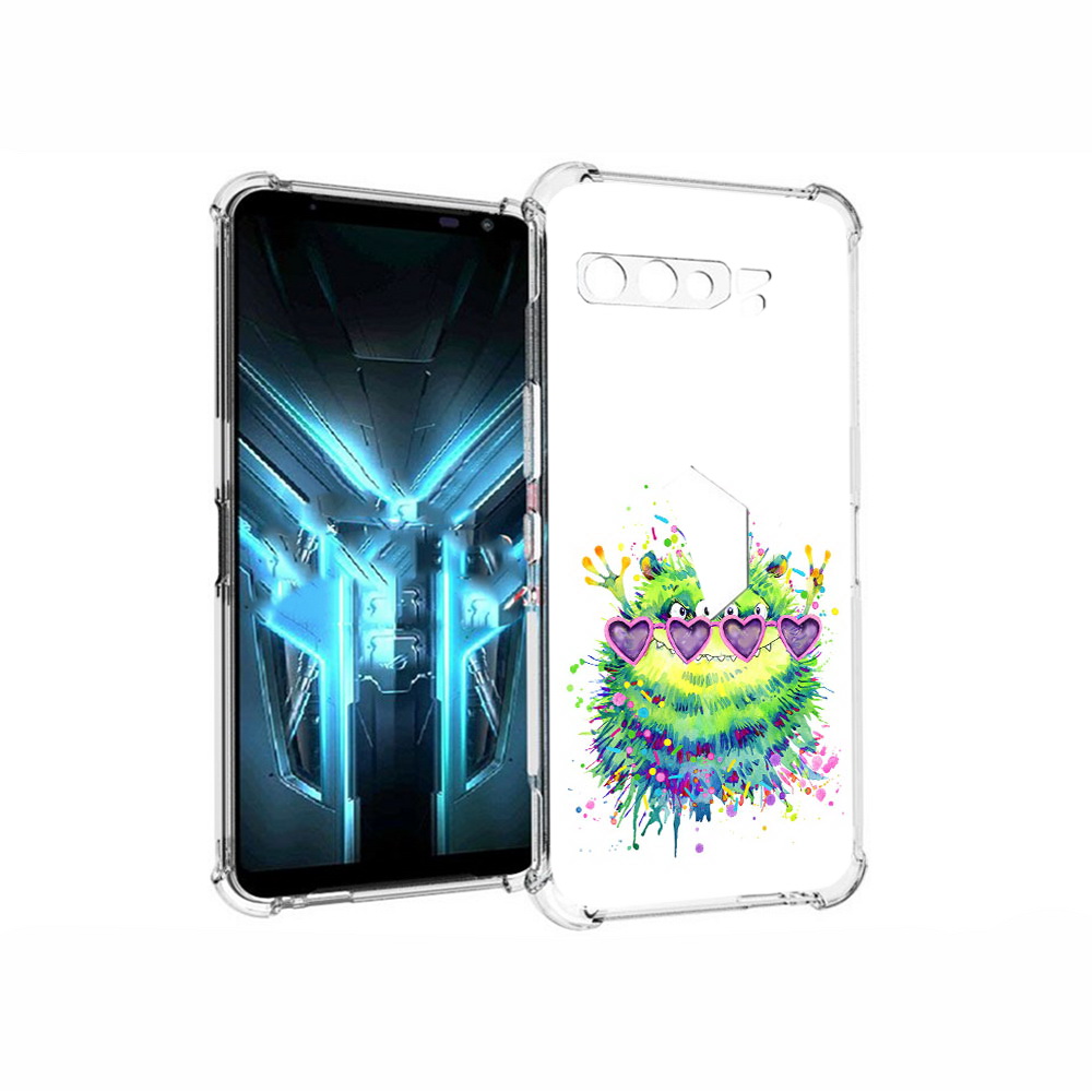 Чехол MyPads Tocco для Asus ROG Phone 3 Пушистый персонаж