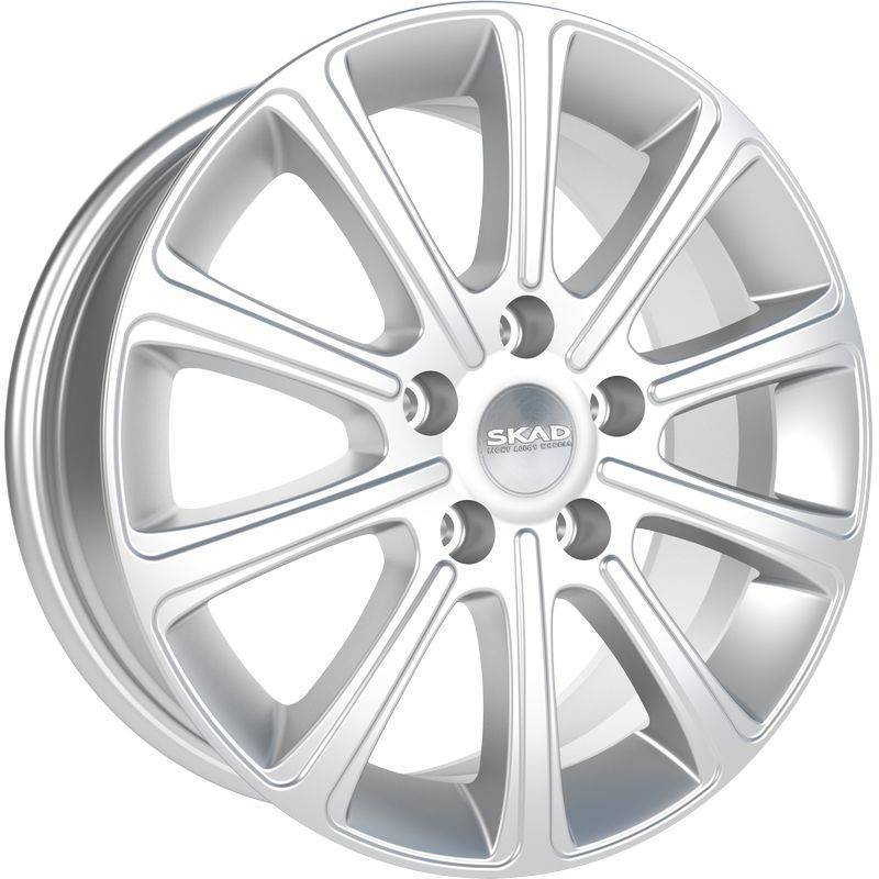

Колесный диск СКАД Милан (Sn) 6.5xR16 ET38 5*114.3 D67.1, Серебристый
