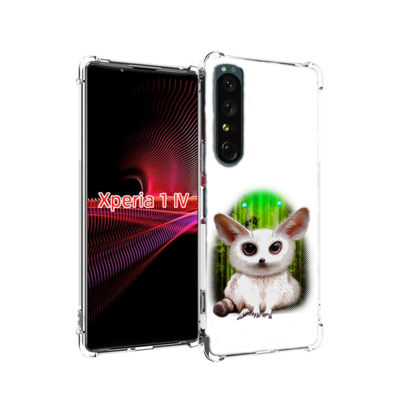 

Чехол накладка MyPads пушистое животное для Sony Xperia 1 IV, Прозрачный, Tocco
