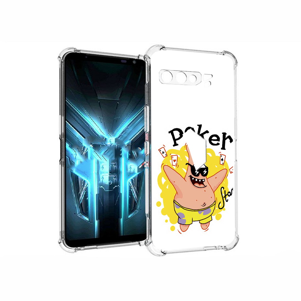 

Чехол MyPads Tocco для Asus ROG Phone 3 Патрик, Прозрачный, Tocco