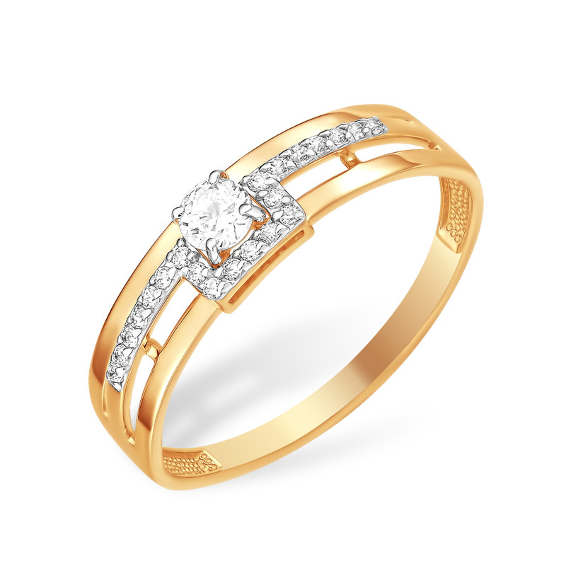 

Кольцо из золота р.  EFREMOV К13218839, фианит, К13218839