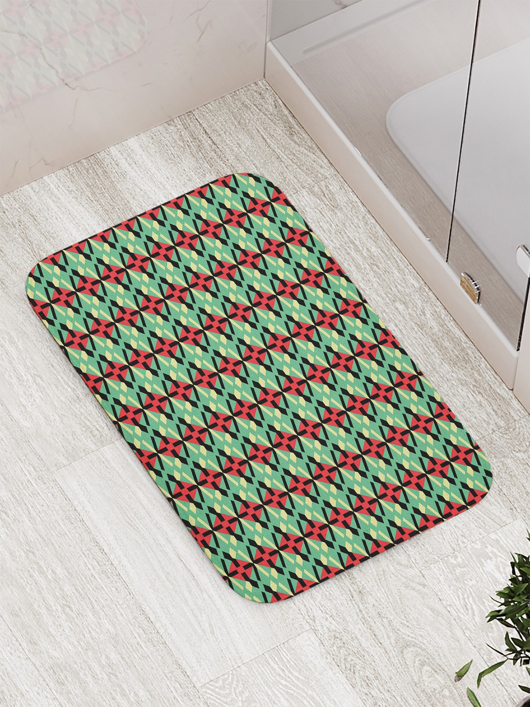 

Коврик противоскользящий для ванной, сауны, бассейна, 77х52 см bath_78019 JoyArty