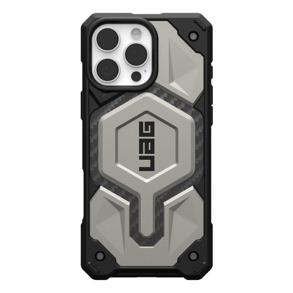 Чехол UAG Monarch Pro MagSafe для iPhone 16 Pro Max титан (Titanium) 114457113636