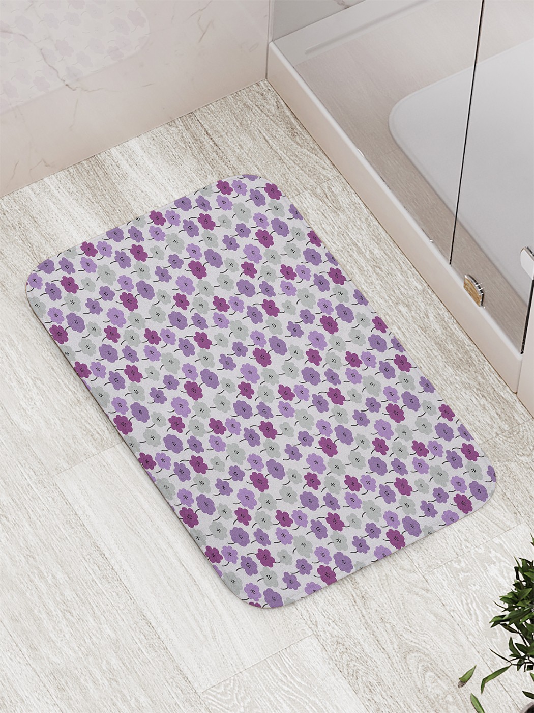 

Коврик противоскользящий для ванной, сауны, бассейна, 77х52 см bath_78015 JoyArty