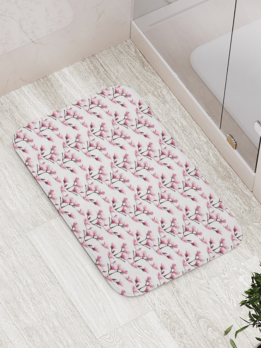 

Коврик противоскользящий для ванной, сауны, бассейна, 77х52 см bath_78009 JoyArty
