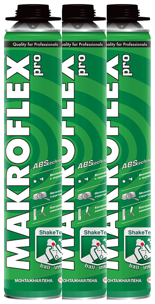 

MAKROFLEX Original Pro профессиональная монтажная пена (750мл) (упак. 16шт.)