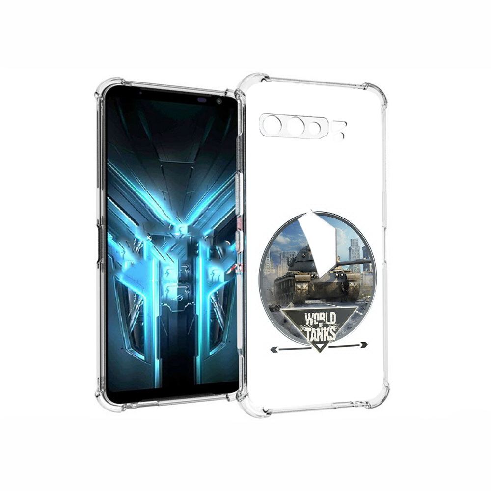 

Чехол MyPads Tocco для Asus ROG Phone 3 Мир танков, Прозрачный, Tocco