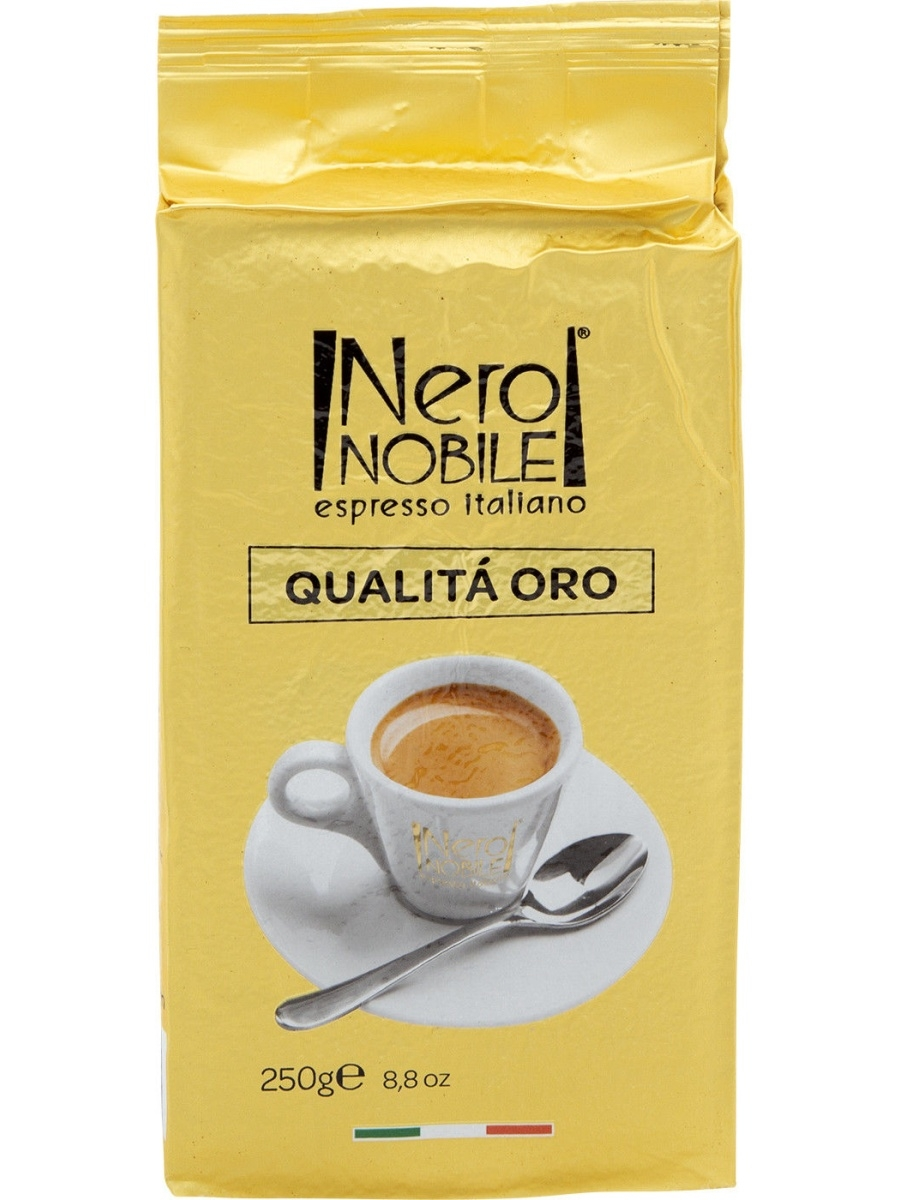Кофе натуральный Neronobile Qualita oro молотый, 250 г