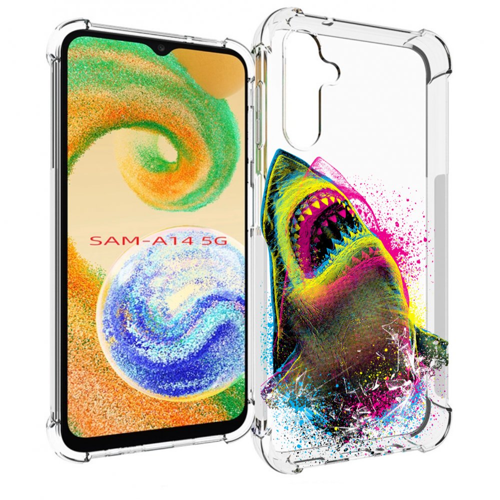 

Чехол MyPads челюсти-2 для Samsung Galaxy A14 5G, Прозрачный, Tocco