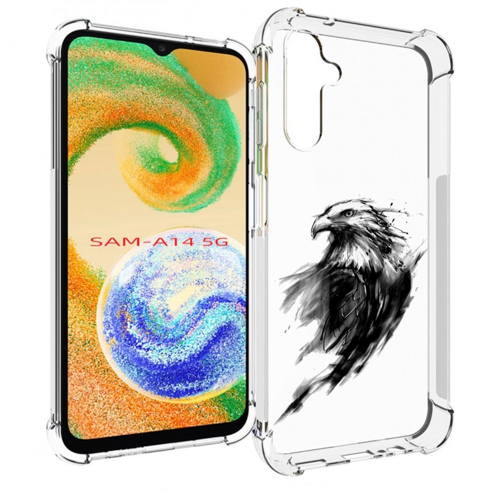 

Чехол MyPads чб птица для Samsung Galaxy A14 5G, Прозрачный, Tocco