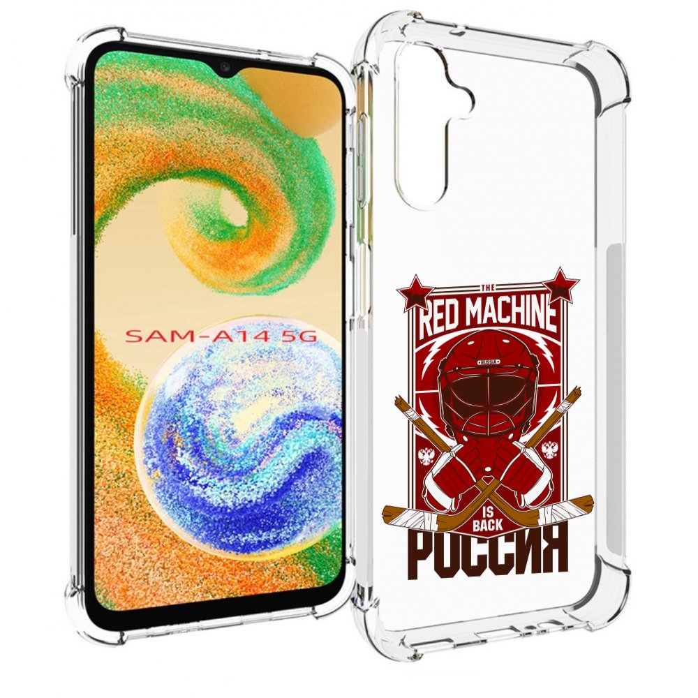 

Чехол MyPads хоккей россия для Samsung Galaxy A14 5G, Прозрачный, Tocco