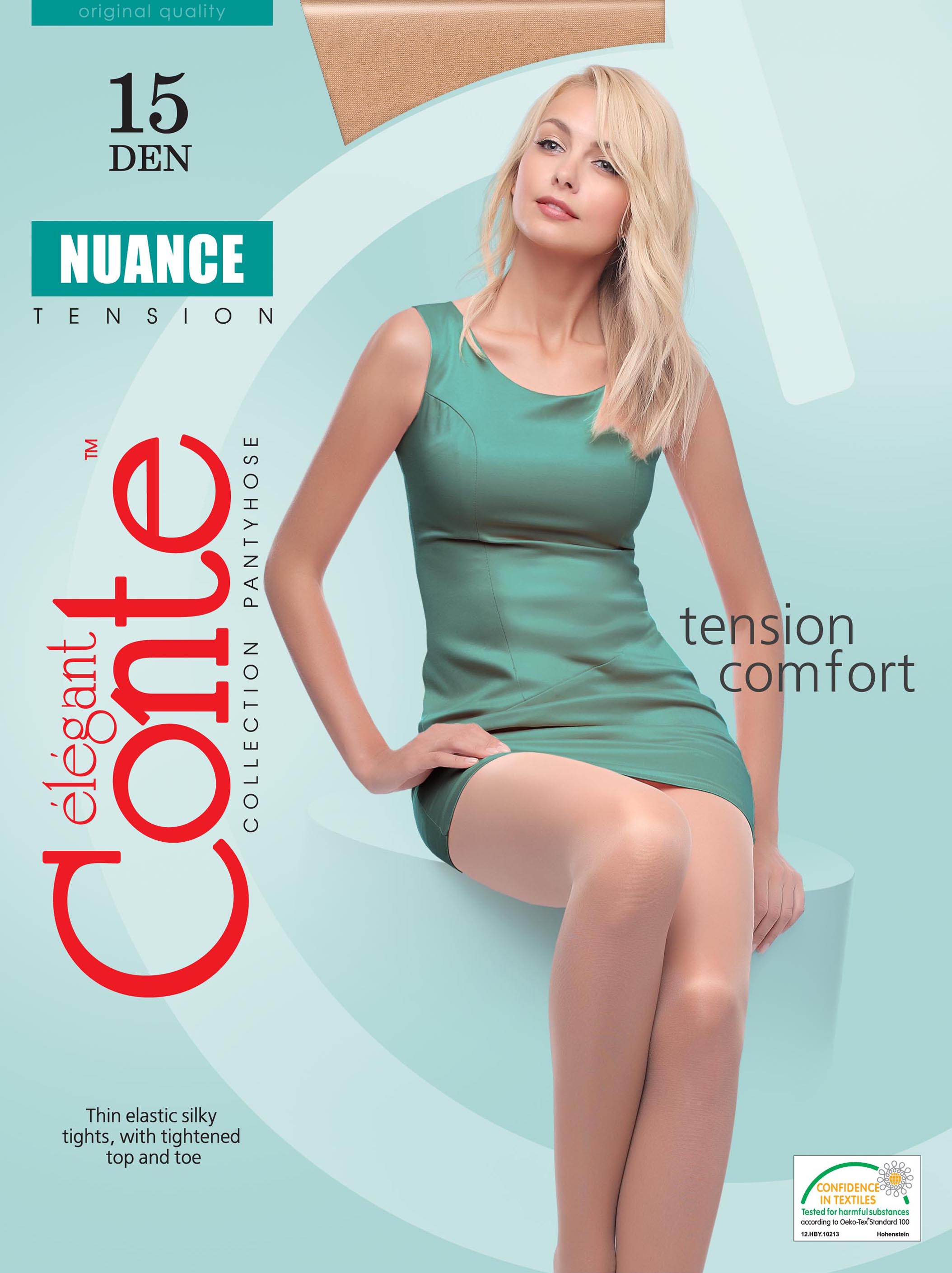 

Колготки женские Conte NUANCE 15 бежевые, Бежевый, NUANCE 15