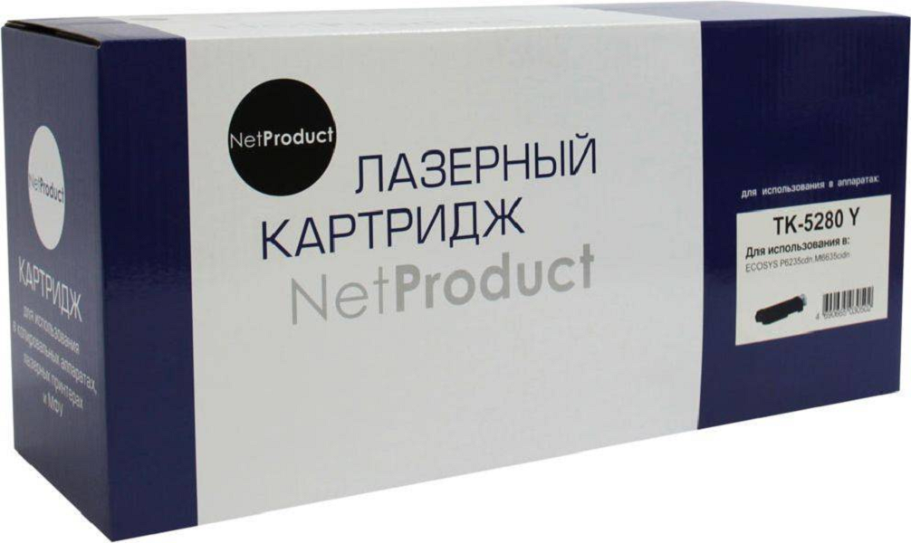 

Тонер-картридж NetProduct (N-TK-5280Y)