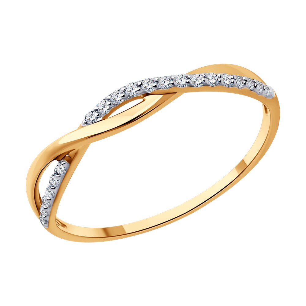 

Кольцо из красного золота с бриллиантом р. 16,5 Diamant 51-210-01893-1, 51-210-01893-1