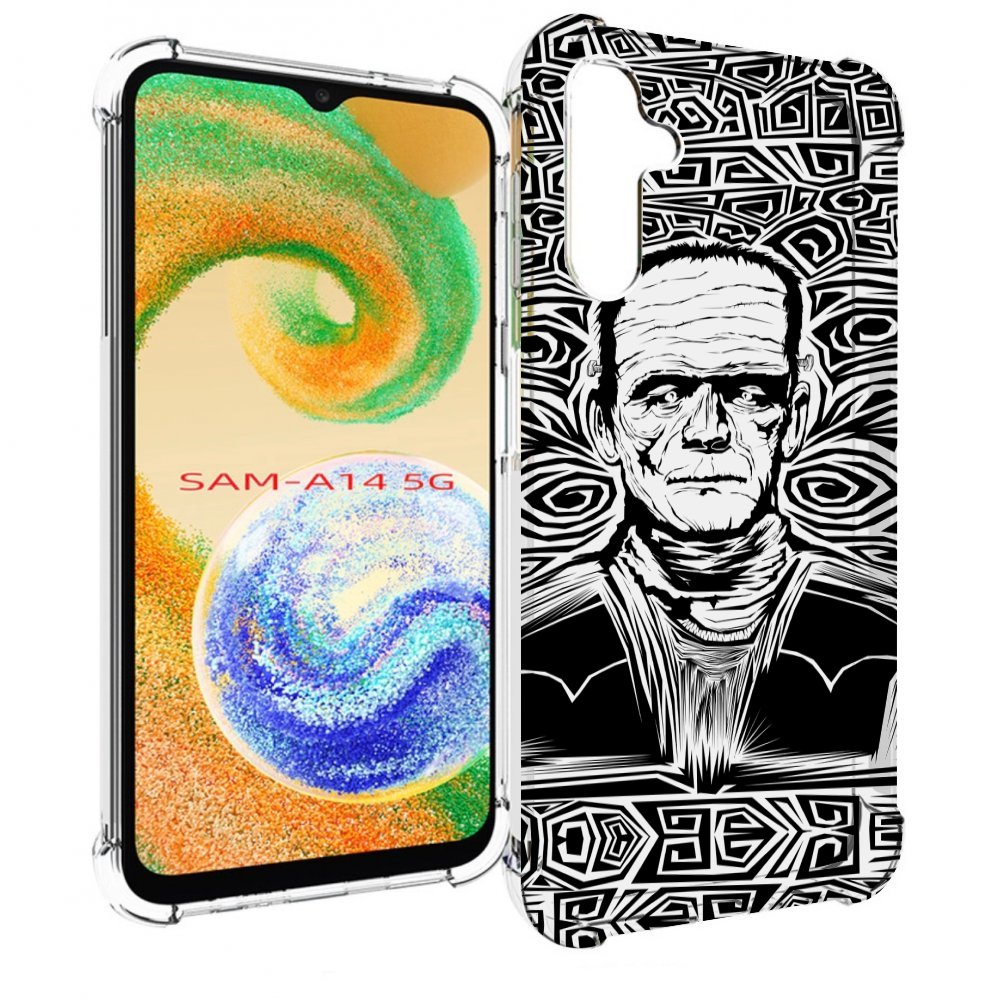 

Чехол MyPads франкенштейн черно белый для Samsung Galaxy A14 5G, Прозрачный, Tocco