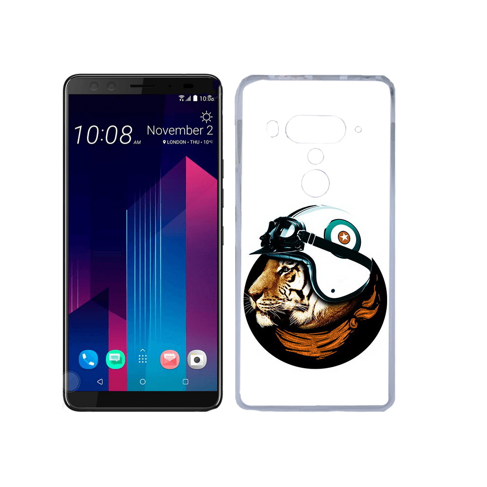 

Чехол MyPads Tocco для HTC U12+ Тигр в шлеме, Прозрачный, Tocco