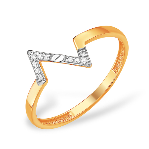 

Кольцо из золота р. 18,5 EFREMOV К13215901, фианит, К13215901