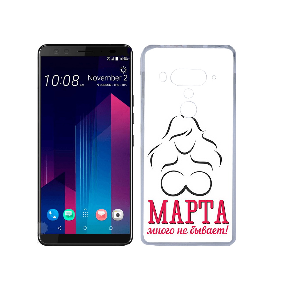 

Чехол MyPads Tocco для HTC U12+ 8 марта много не бывает, Прозрачный, Tocco
