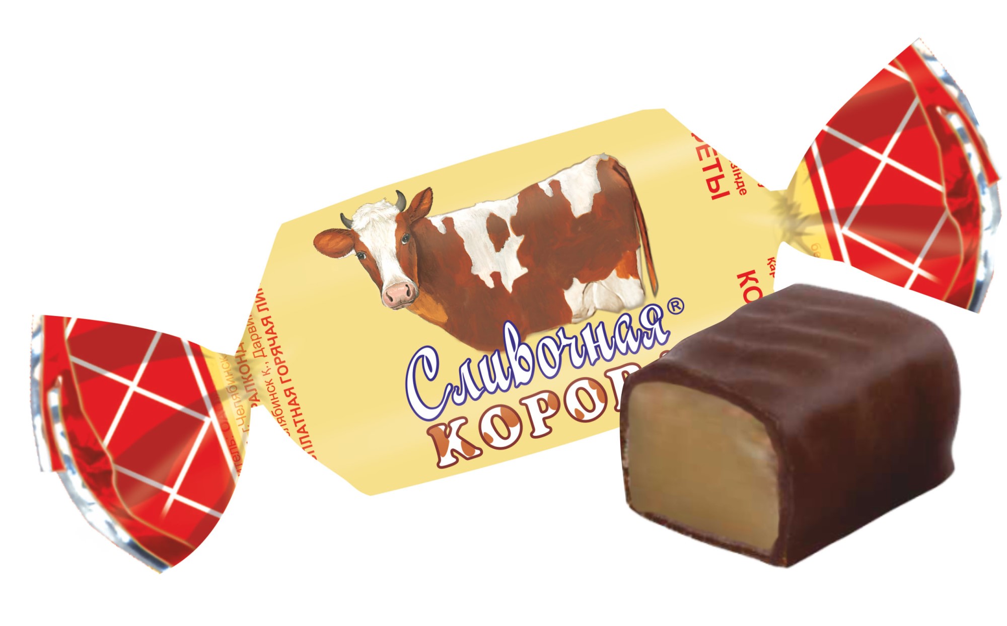 Конфеты шоколадные Южуралкондитер Сливочная корова, 300 г