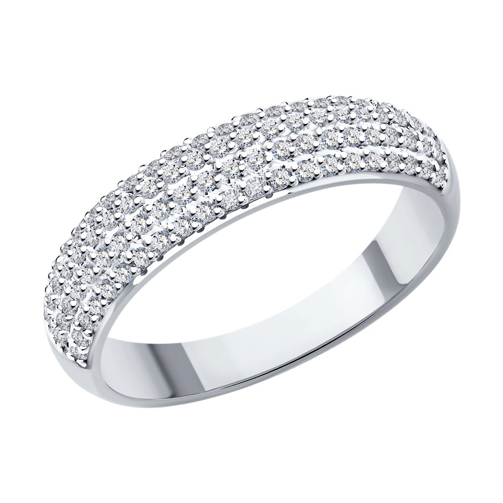 

Кольцо из белого золота с бриллиантом р. , SOKOLOV Diamonds 1012175-3, 1012175-3