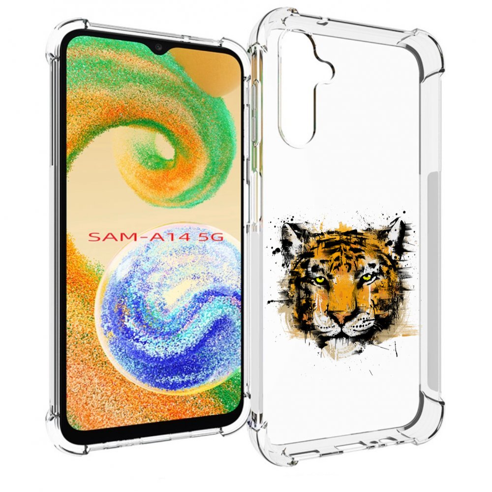 

Чехол MyPads тигруля для Samsung Galaxy A14 5G, Прозрачный, Tocco