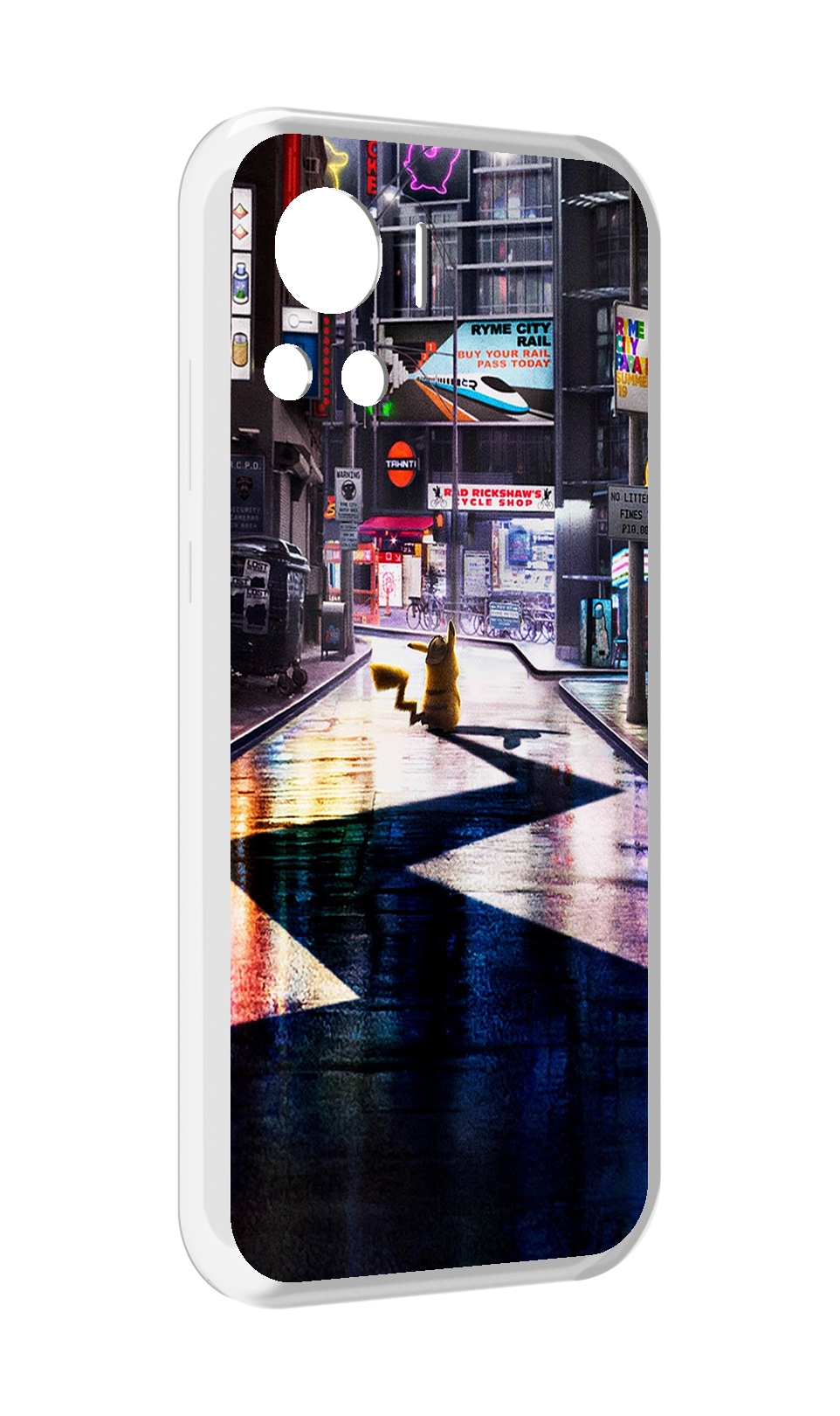 

Чехол MyPads Пикачу-в-городе для Motorola Edge 30 Ultra, Прозрачный, Tocco