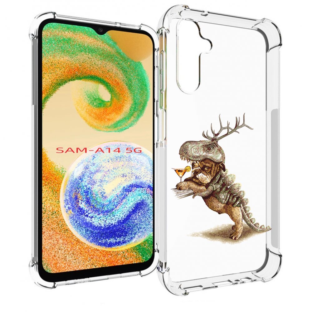 

Чехол MyPads тематическая вечеринка для Samsung Galaxy A14 5G, Прозрачный, Tocco
