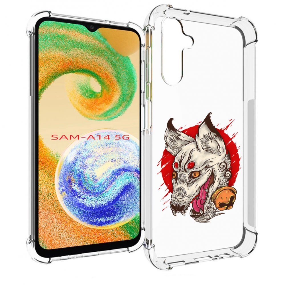 

Чехол MyPads страшная собака для Samsung Galaxy A14 5G, Прозрачный, Tocco