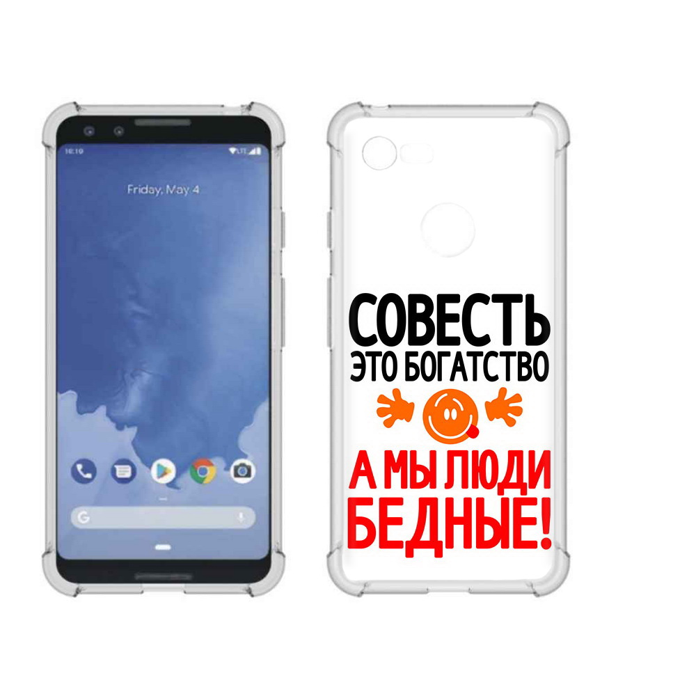 

Чехол MyPads Tocco для Google Pixel 3 совесть, Прозрачный, Tocco