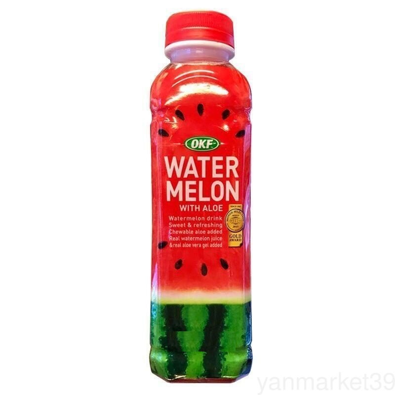 

Напиток OKF Watermelon with aloe, сокосодержащий, негазированный, 340 мл