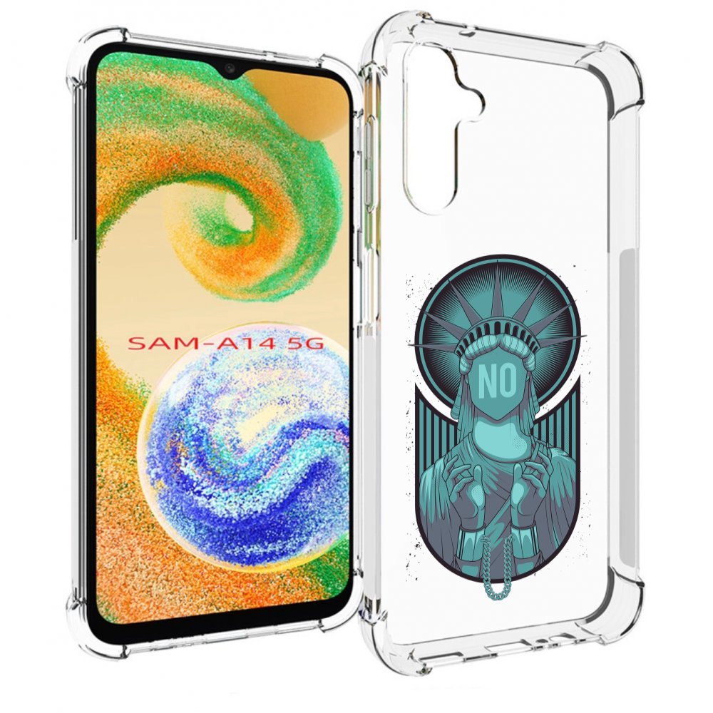 

Чехол MyPads статуя свободы зеленый для Samsung Galaxy A14 5G, Прозрачный, Tocco