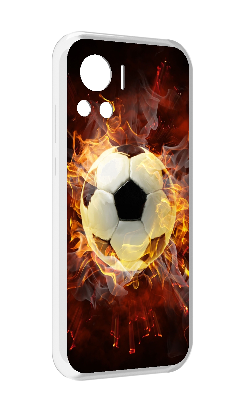 

Чехол MyPads Огненный-мяч для Motorola Edge 30 Ultra, Прозрачный, Tocco