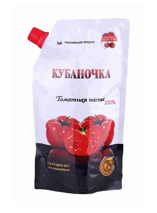 

Паста томатная Кубаночка дой-пак, 200 г