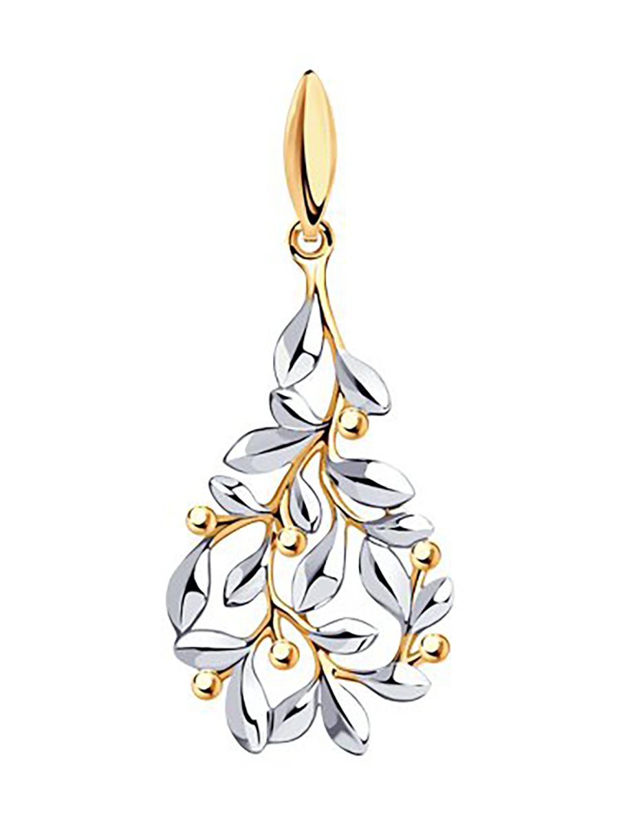 

Подвеска из серебра без вставки 585Gold 703006263, 703006263