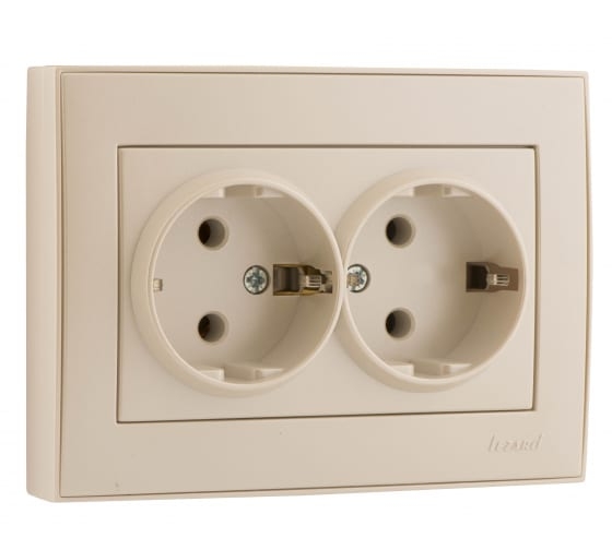 

Розетка встраиваемая Lezard RAIN 703-3030-127, Белый