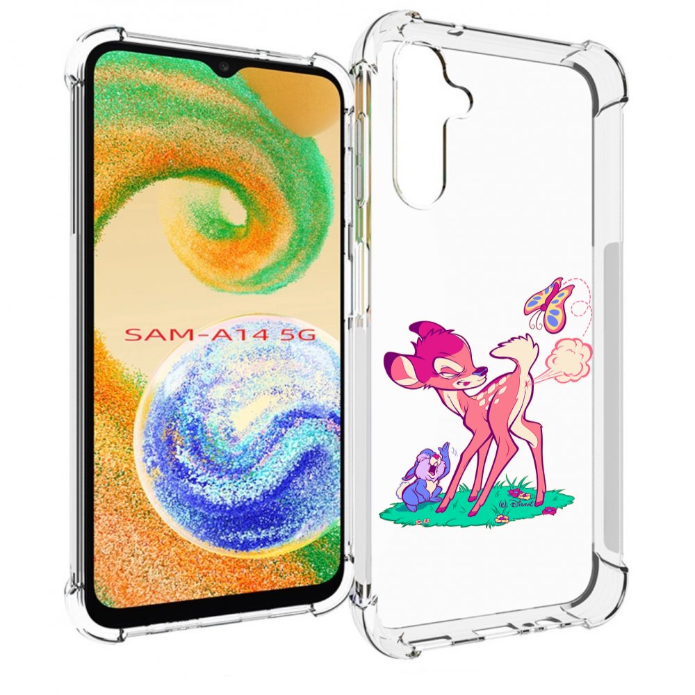 

Чехол MyPads смешной олененок для Samsung Galaxy A14 5G, Прозрачный, Tocco
