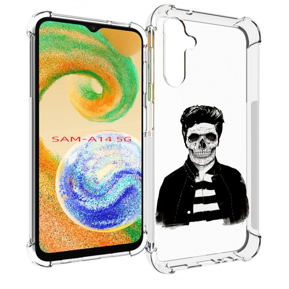 

Чехол MyPads скелет для Samsung Galaxy A14 5G, Прозрачный, Tocco