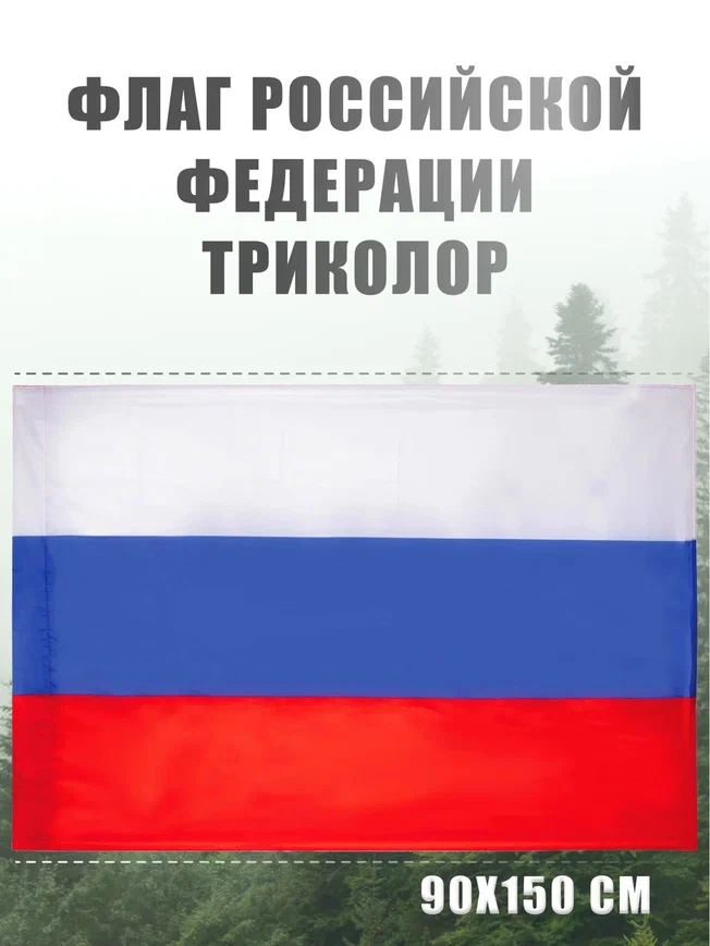 Флаг России AXLER 3200-209 большой карман под древко 150х90 см