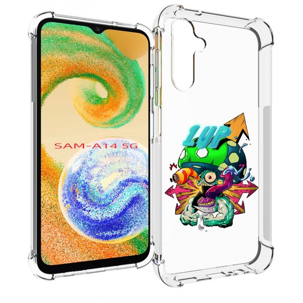 

Чехол MyPads сильный гриб абстракция для Samsung Galaxy A14 5G, Прозрачный, Tocco