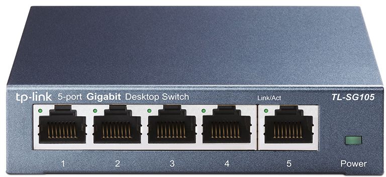 

Коммутатор TP-LINK TL-SG105E Black, TL-SG105E