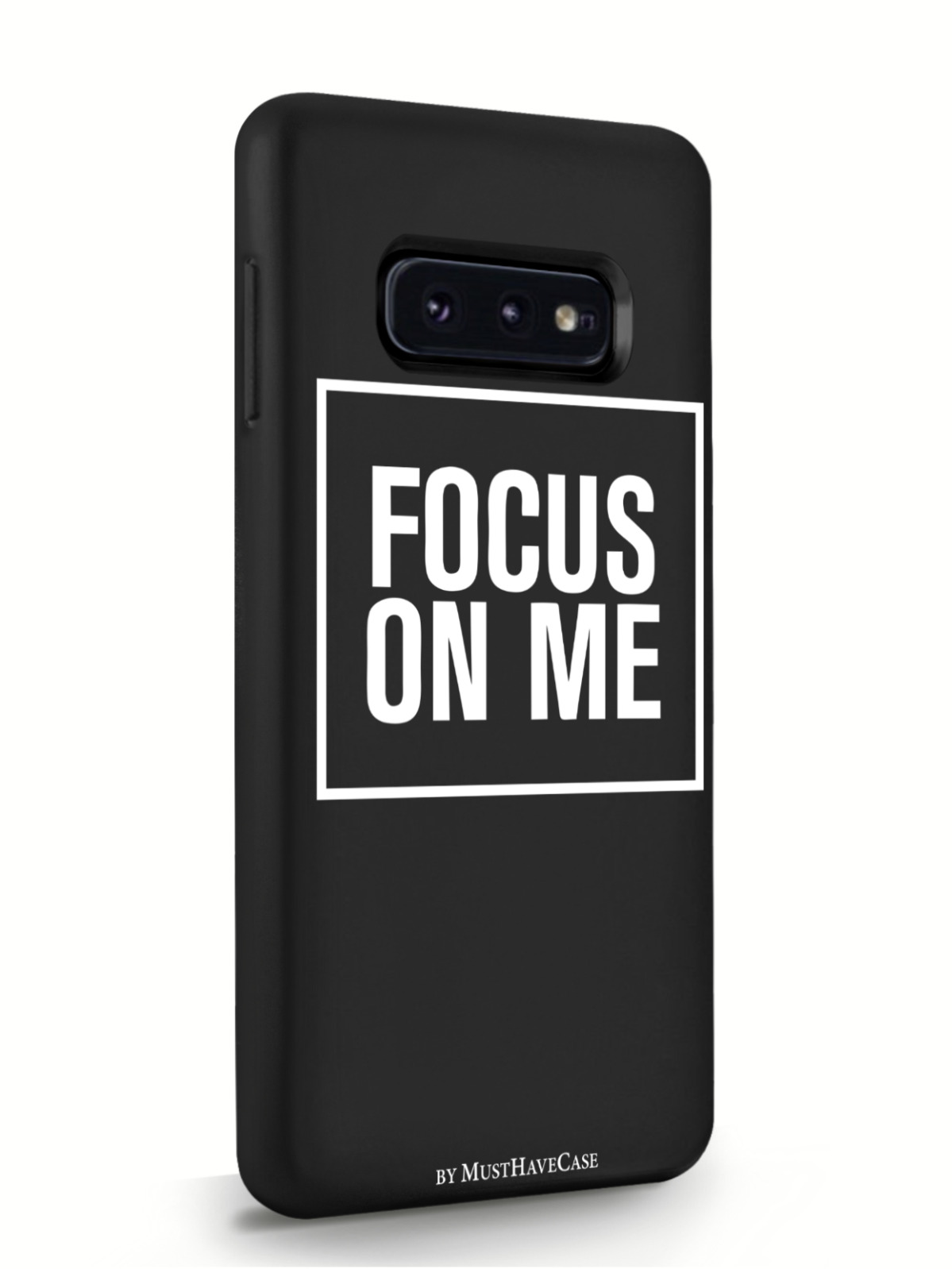 фото Чехол musthavecase для samsung galaxy s10e focus on me черный