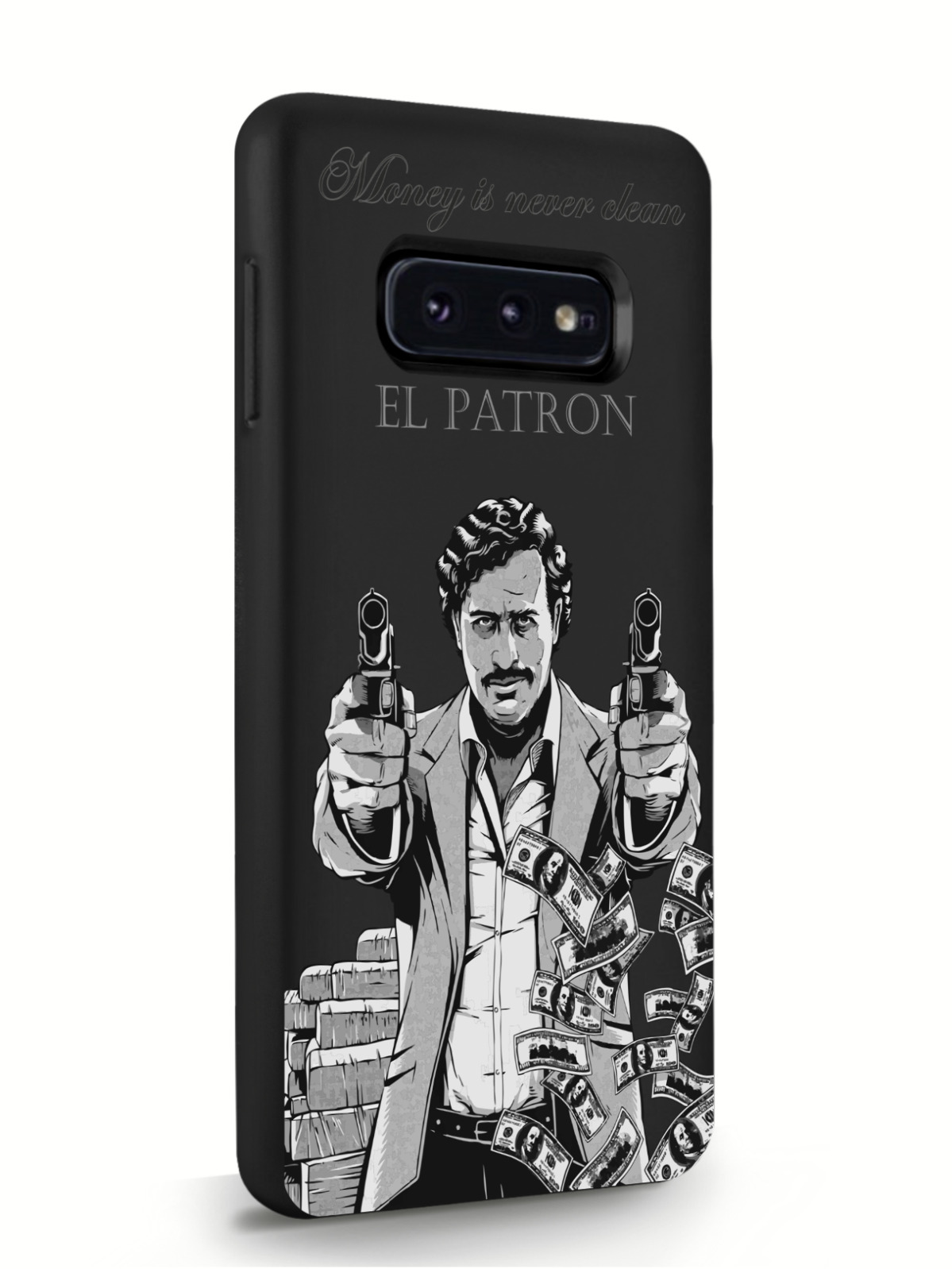 фото Чехол musthavecase для samsung galaxy s10e el patron pablo escobar черный