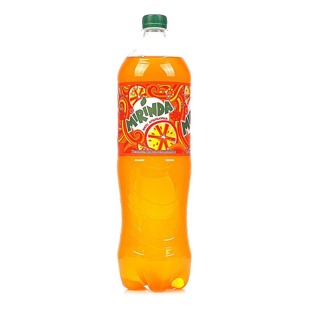 

Газированный напиток Mirinda апельсин 1 л