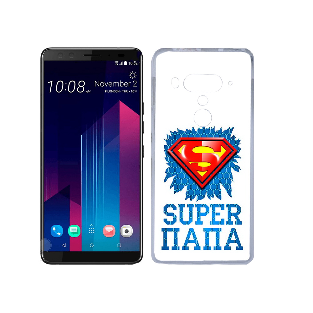 

Чехол MyPads Tocco для HTC U12+ Супер Папа, Прозрачный, Tocco