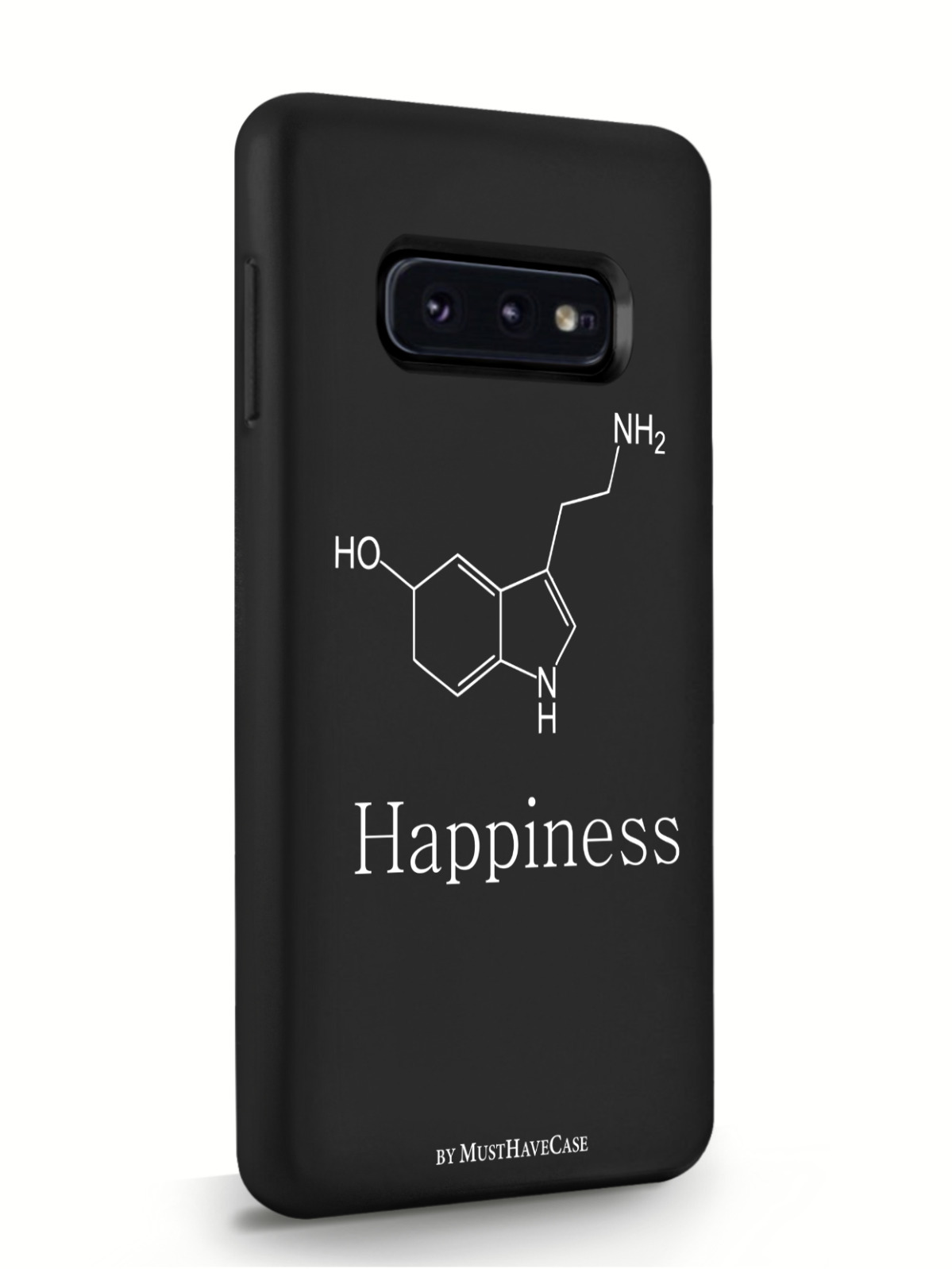 фото Чехол musthavecase для samsung galaxy s10e молекула счастья черный