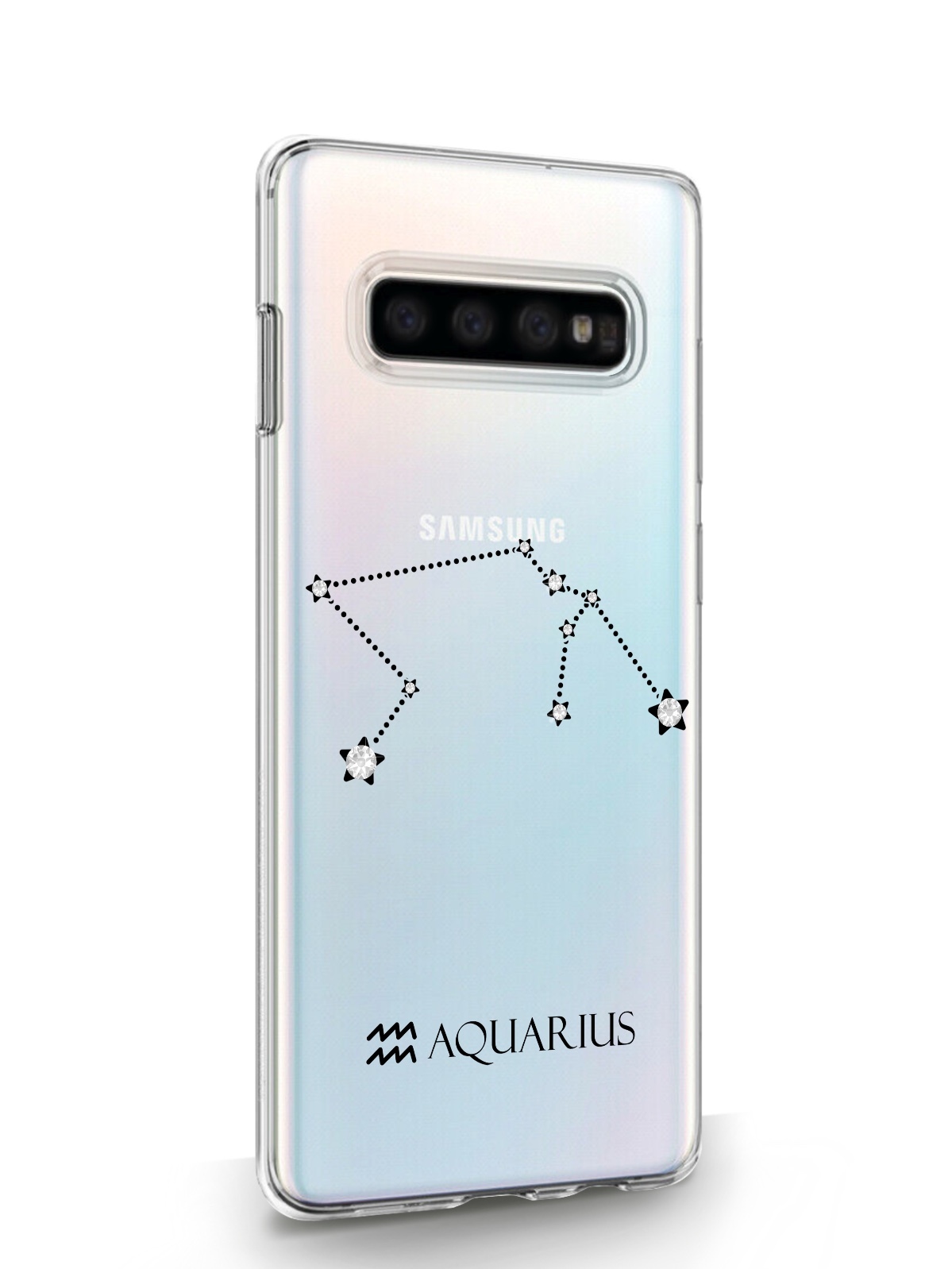 

Чехол MustHaveCase для Samsung Galaxy S10 Знак зодиака Водолей прозрачный, Samsung Galaxy S10 Знак зодиака Водолей Aquarius