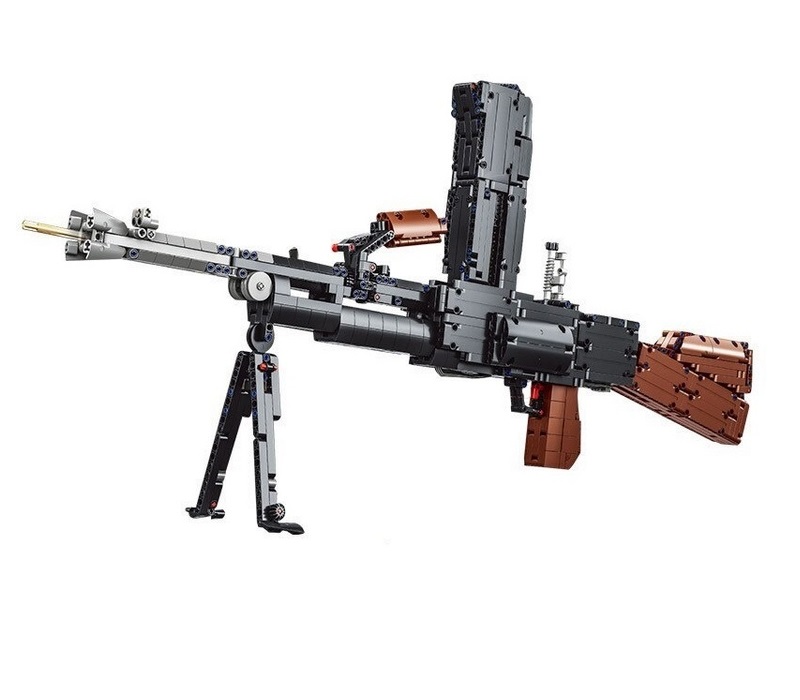 

Конструктор-игрушка RCM пулемет Bren, 1785 деталей, PG-15002