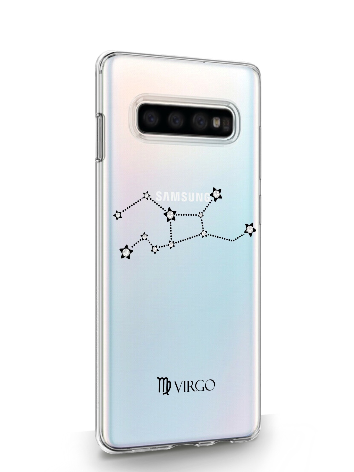 

Чехол MustHaveCase для Samsung Galaxy S10 Знак зодиака Дева прозрачный, Samsung Galaxy S10 Знак зодиака Дева Virgo