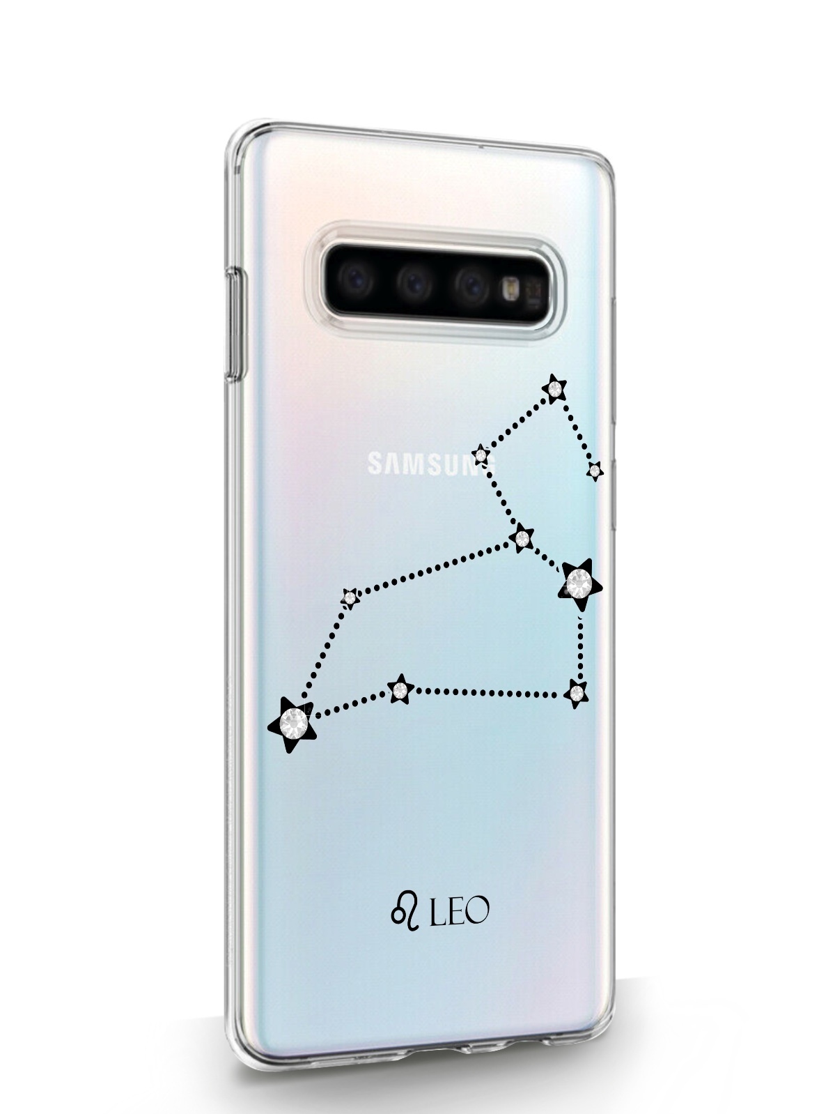 

Чехол MustHaveCase для Samsung Galaxy S10 Знак зодиака Лев черный прозрачный, Samsung Galaxy S10 Знак зодиака Лев Leo