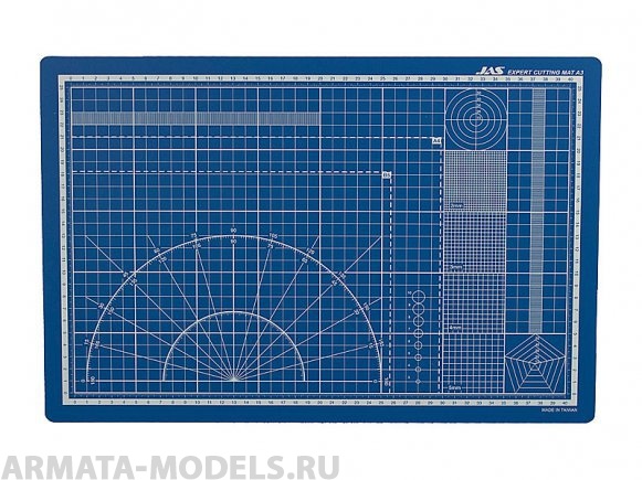 фото 4513j коврик для резки самовосстанавливающийся 5-ти слойный, а3, 300х450 мм jas